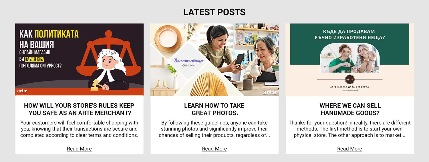 This is a section of the content that we have produced and published on the blog of Arte. *For the purposes of this preview, the content has been intentionally translated into English.