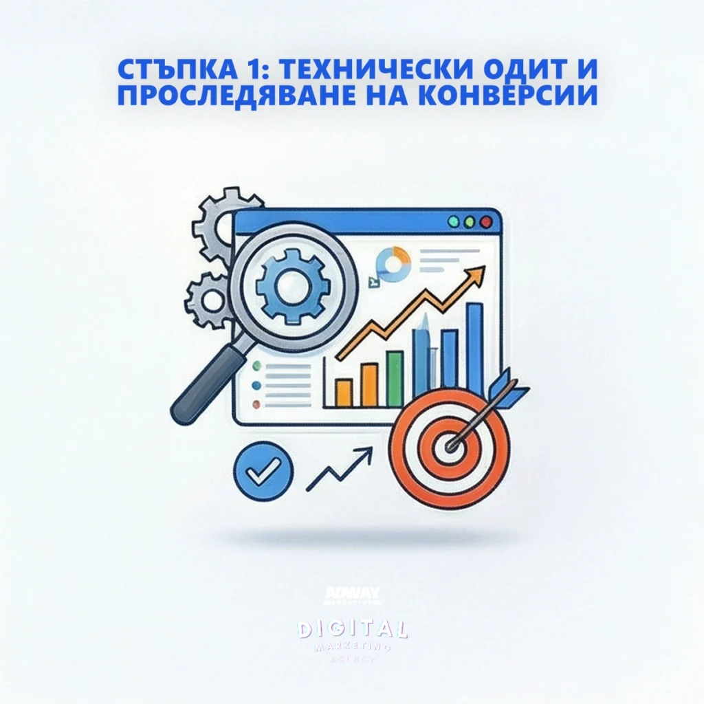 Стъпка 1: Технически одит и проследяване на конверсии