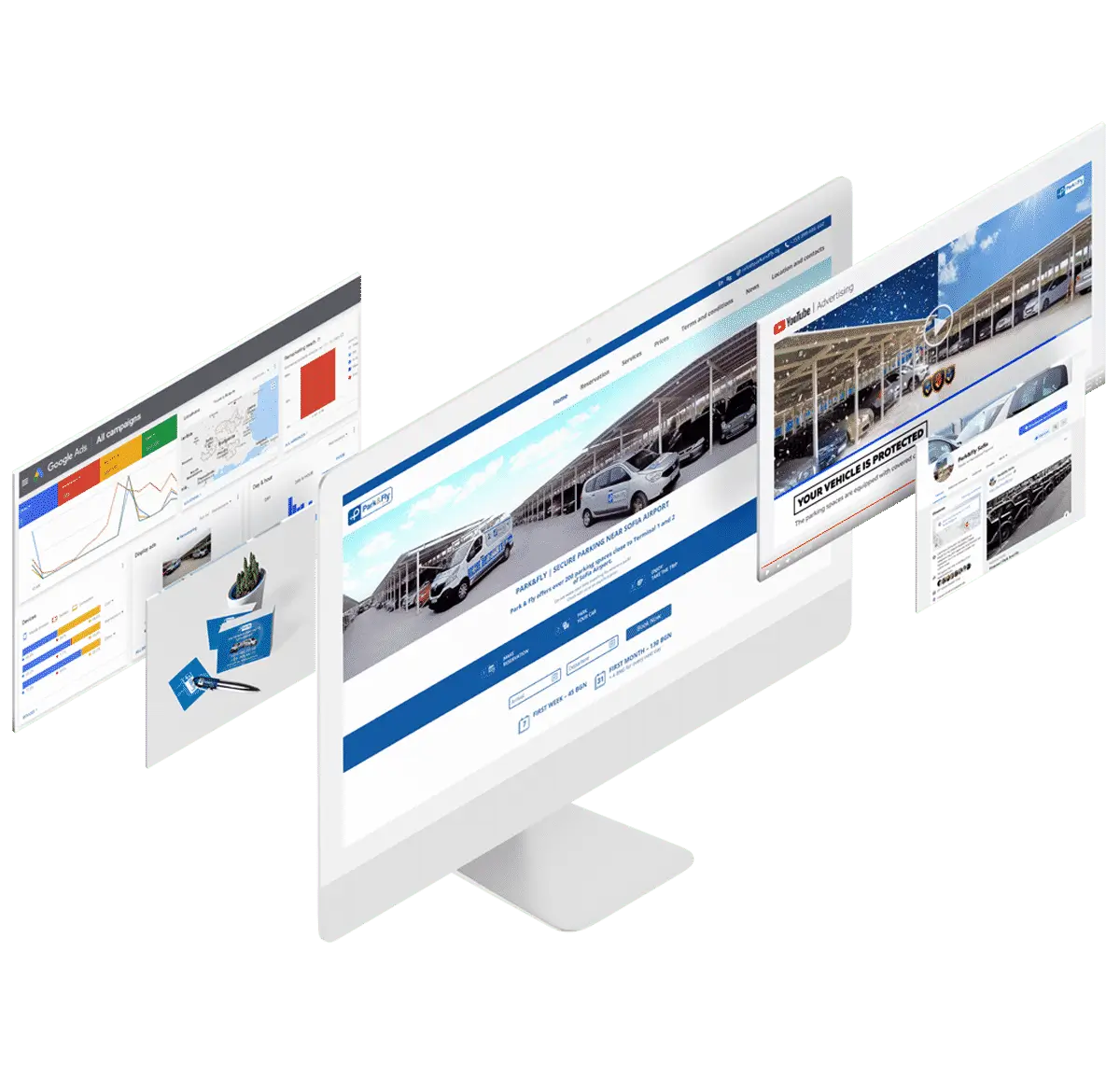 Park&Fly Website Development UX