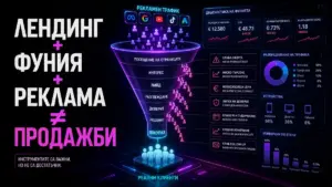 Лендинг страница и реклама във фуния, която губи клиенти заради слаба оферта и липса на доверие